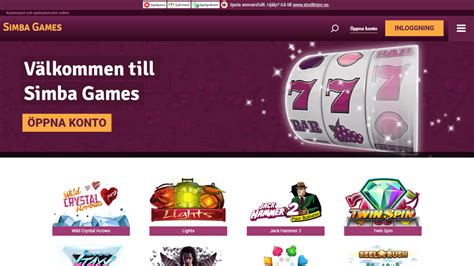 Simba Games Casino Review & Ratings .